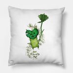 Korogu B Throw Pillow