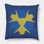 Blue Zora Sapphire Throw Pillow