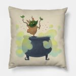 Twiggy Little Alchemist Throw Pillow