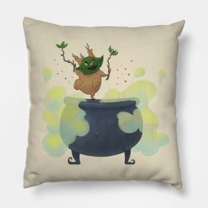 Twiggy Little Alchemist Throw Pillow