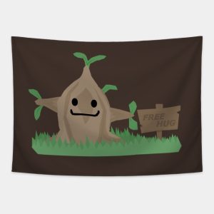 Legend of Zelda Deku Free Hugs Tapestry