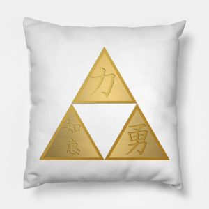 Rugged Triforce Throw Pillow