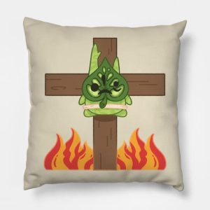 Korok Crucification Throw Pillow