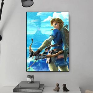 Link The Legend Z-Zelda Kingdom Wall Art