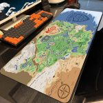 Hyrule Map Legend Of Zelda Mousepad