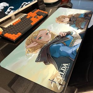 Link And Zelda Legend Of Zelda Mousepad