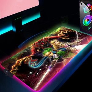 The Legend of Zelda Twilight Princess Rgb Mouse Pad