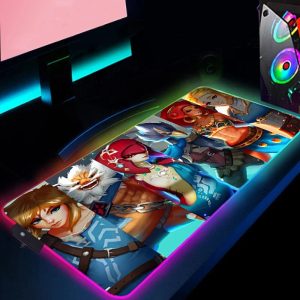 The Legend of Zelda Guardians Rgb Mouse Pad