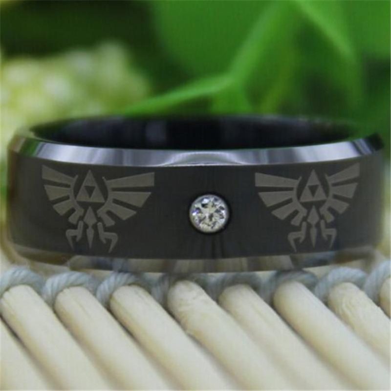 Black Diamond Zelda Ring