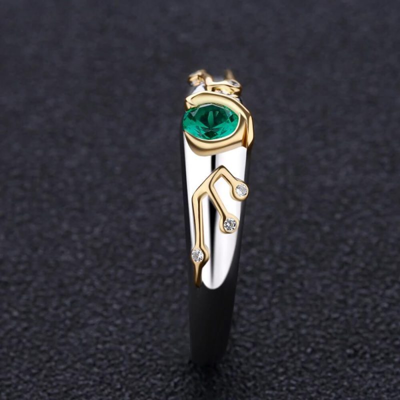 Kokiri Emerald Zelda Ring