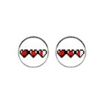 Zelda Three Hearts Earrings