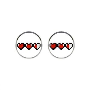 Zelda Three Hearts Earrings