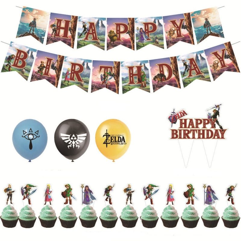 Zelda Birthday Decoration Kit