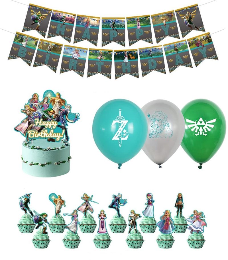 Zelda Party Birthday Decoration Kit