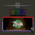 The Legend of Zelda Tears of the Kingdom Logo RGB Mousepad