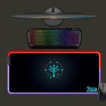 The Legend of Zelda led mouse mat, Sheikah slate, Breath of the wild RGB mousepad