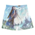 Link And Princess Zelda Swim Trunks