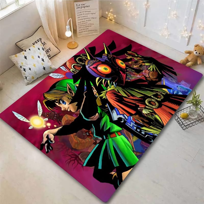 Link And Skull Kid Rug