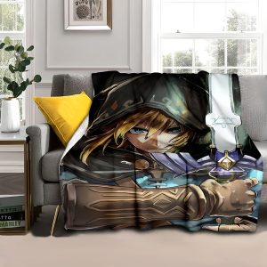 Legend of Zelda Link In Battle Blanket