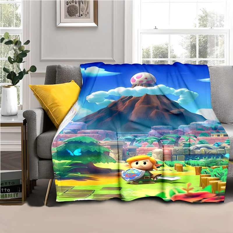 Legend of Zelda Link’s Awakening Blanket