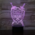 Master Sword And Hylian Shield Lamp