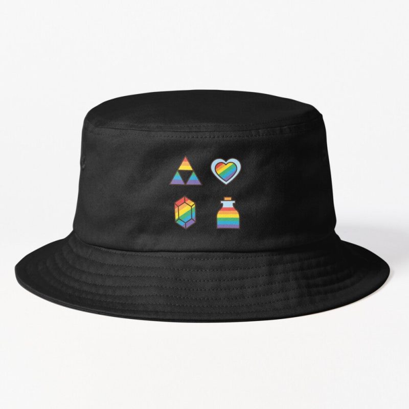 Gay Pride Hylian Pack Of 4 Bucket Hat