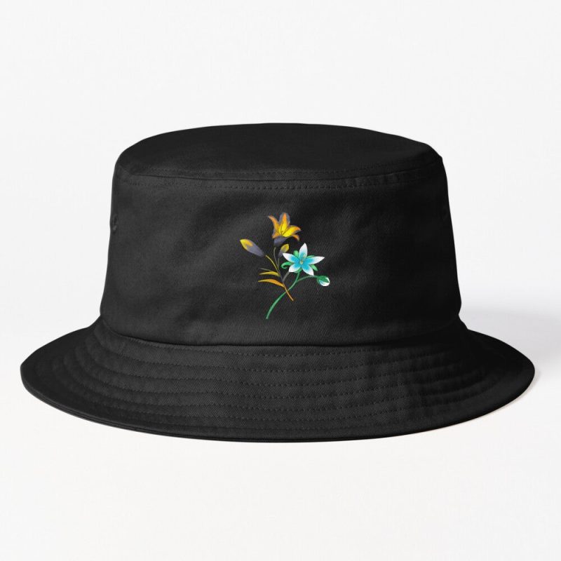 Duel Flowers Bucket Hat