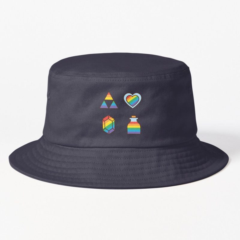 Gay Pride Hylian Pack Of 4 Bucket Hat