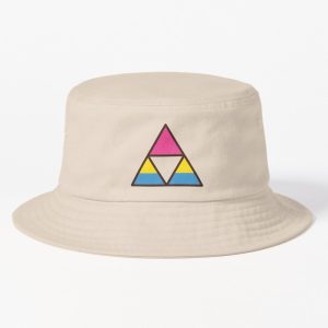 Pansexual Pride Triforce Bucket Hat