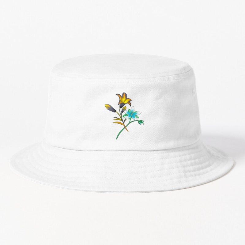 Duel Flowers Bucket Hat