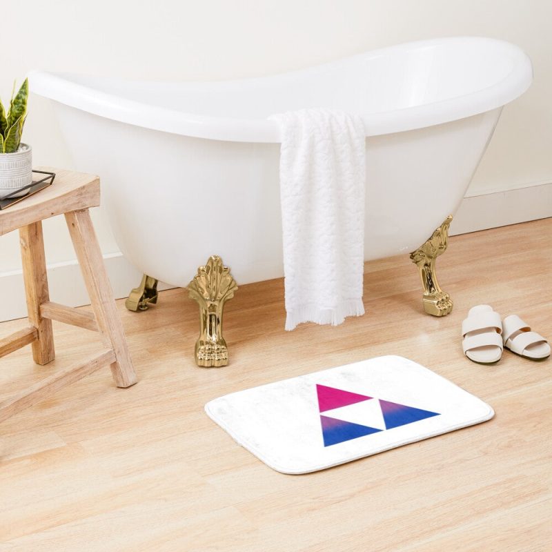 Bi Triforce Bath Mat