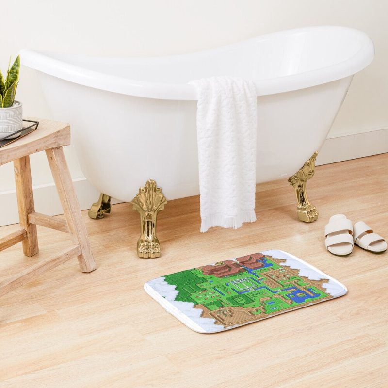 Lttp: World Map Bath Mat