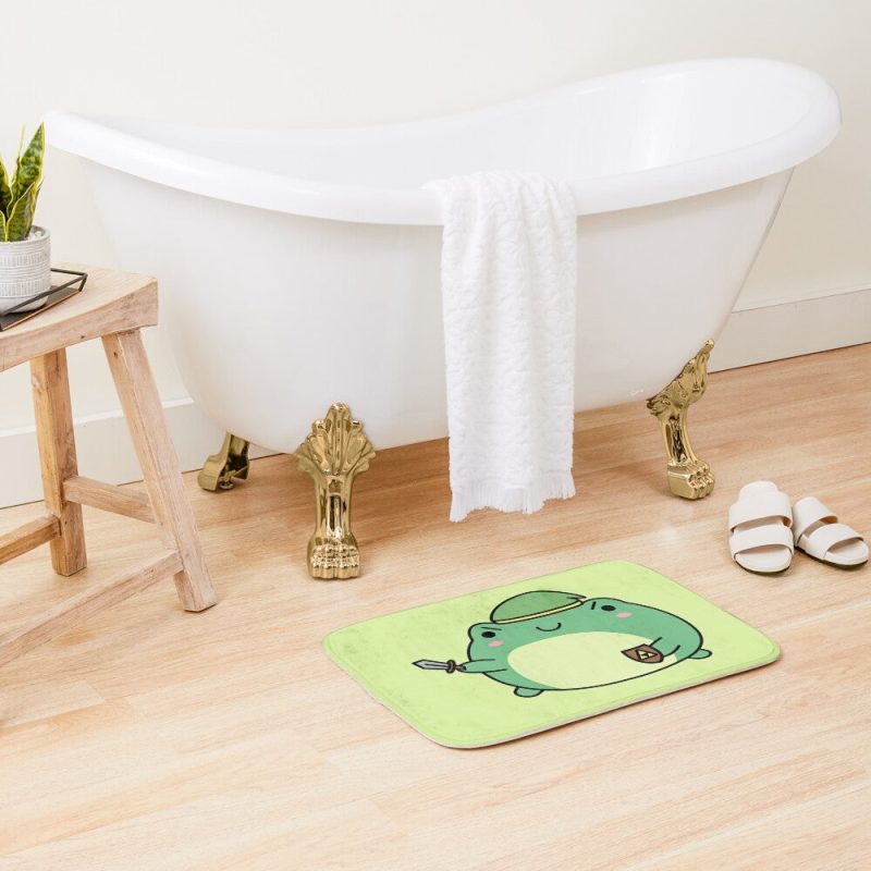 The Hylian Frog Bath Mat