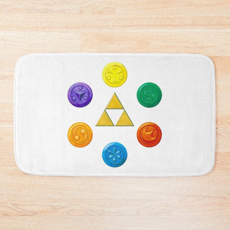 Six Medallions Of The Sages Bath Mat