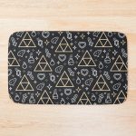 Triforce Pattern Bath Mat