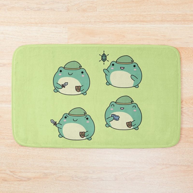 Hylian Frog Pack Of 4 Bath Mat