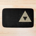 Zelda Triforce Logo Bath Mat