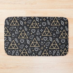 Triforce Pattern Bath Mat