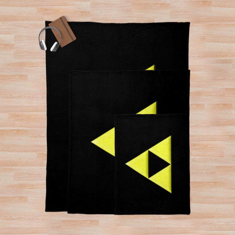 Legend of Zelda Triforce Throw Blanket