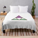 Legend of Zelda Queer Pride Triforce Throw Blanket