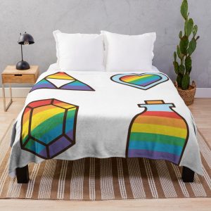 Legend of Zelda Gay Pride Hylian Pack Of 4 Throw Blanket