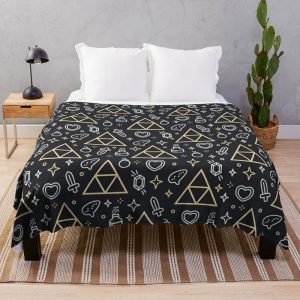 Legend of Zelda Triforce Pattern Throw Blanket