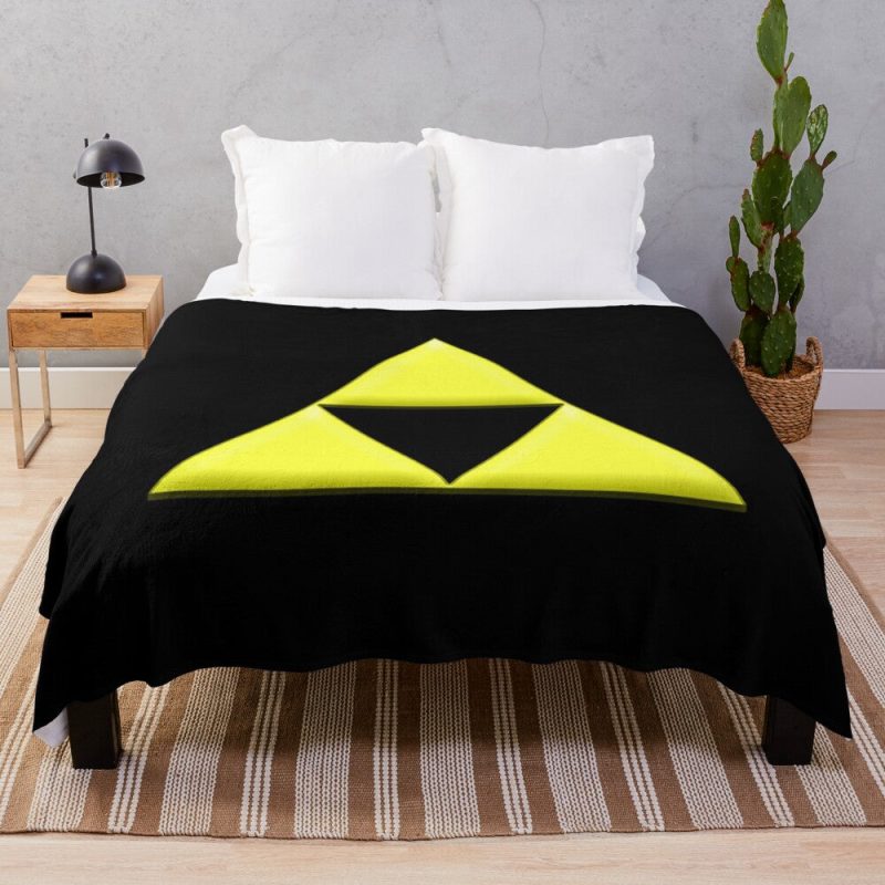 Legend of Zelda Triforce Throw Blanket