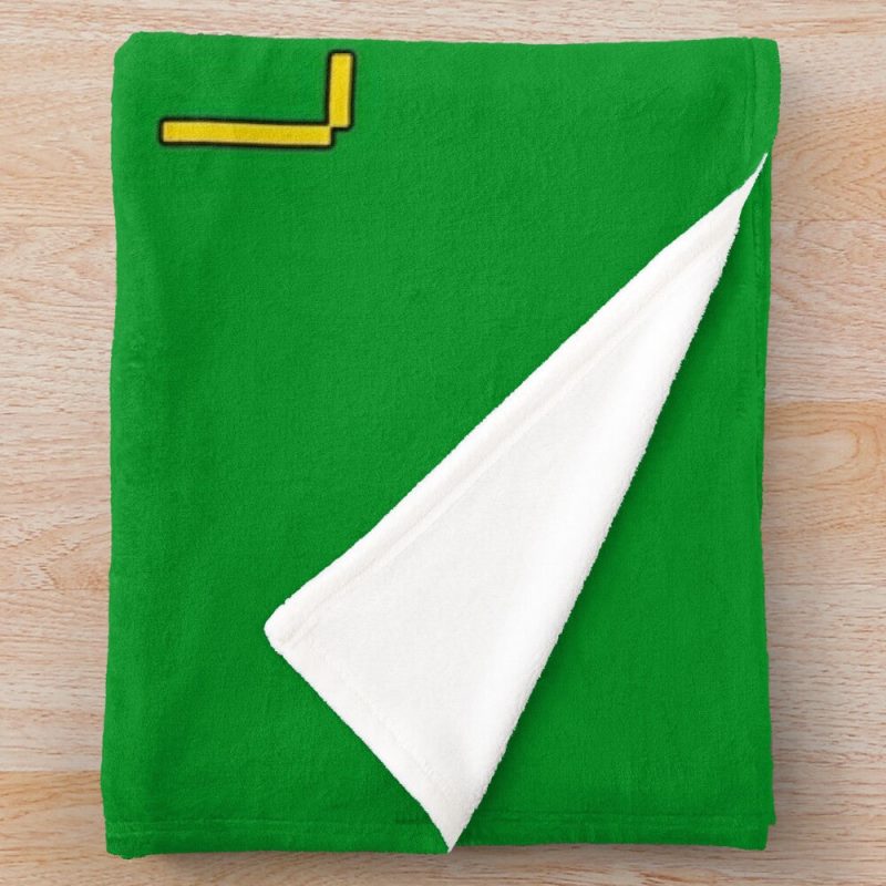 Training To Be Legendary – Legend Of Zelda Triforce Design Throw Blanket