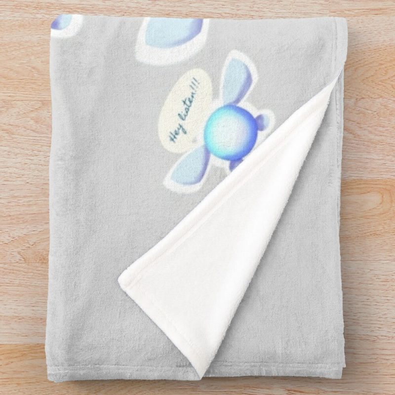 Legend of Zelda Navi “Hey Listen” Throw Blanket