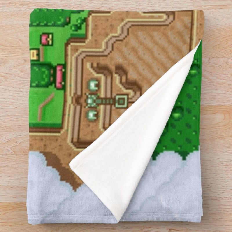 Legend of Zelda World Map Throw Blanket