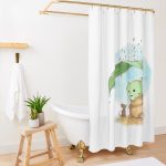 Korok In The Rain Shower Curtain