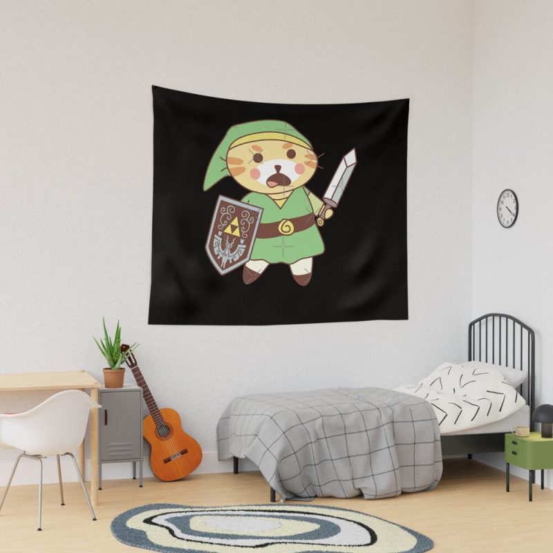 Legend of Zelda Hylian Cat Tapestry