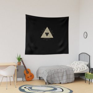 Gold Triforce Zelda Tapestry