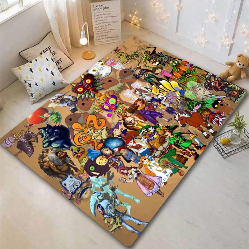 Zelda Characters Rug